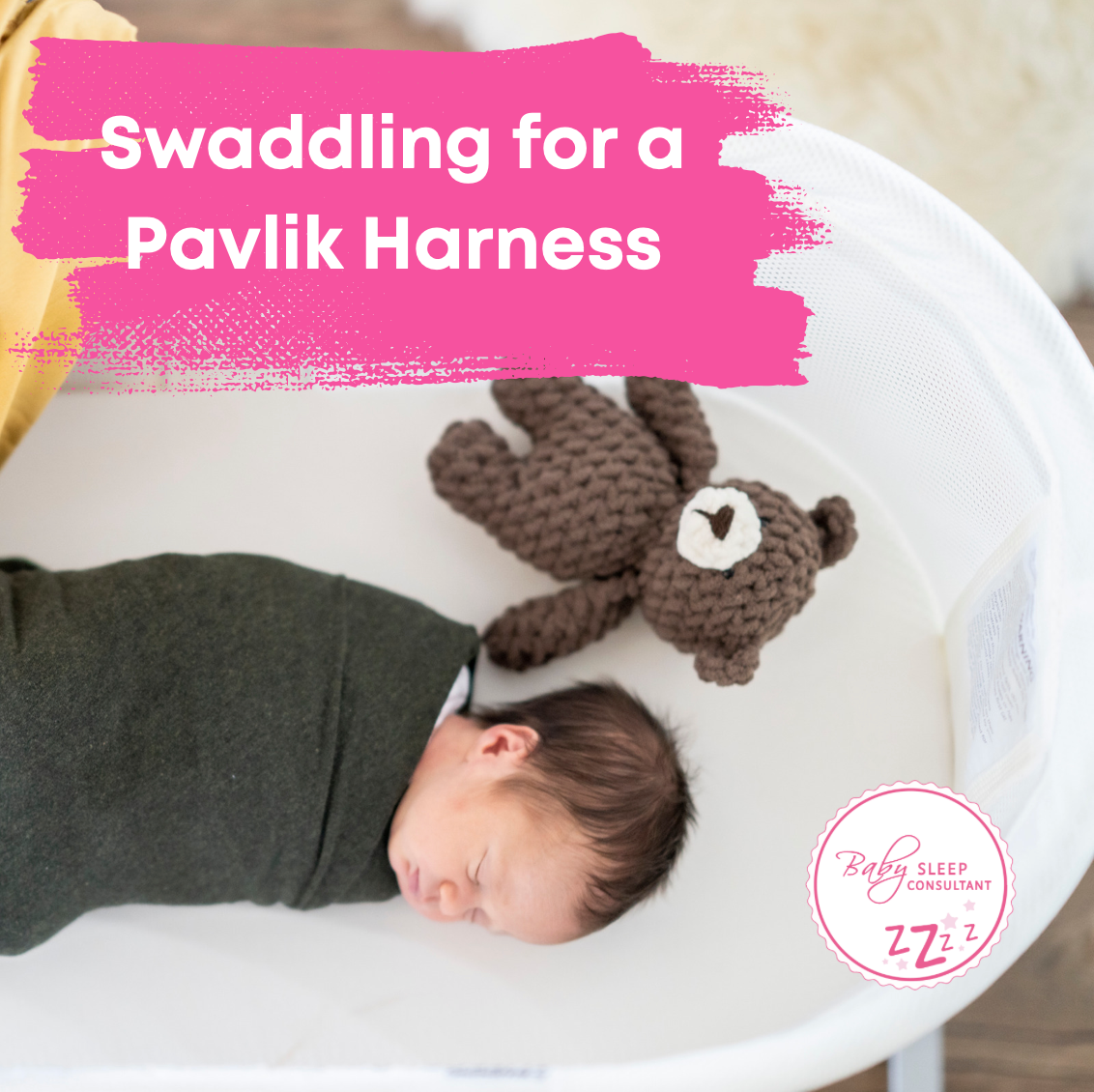 Swaddling for a Pavlik Harness