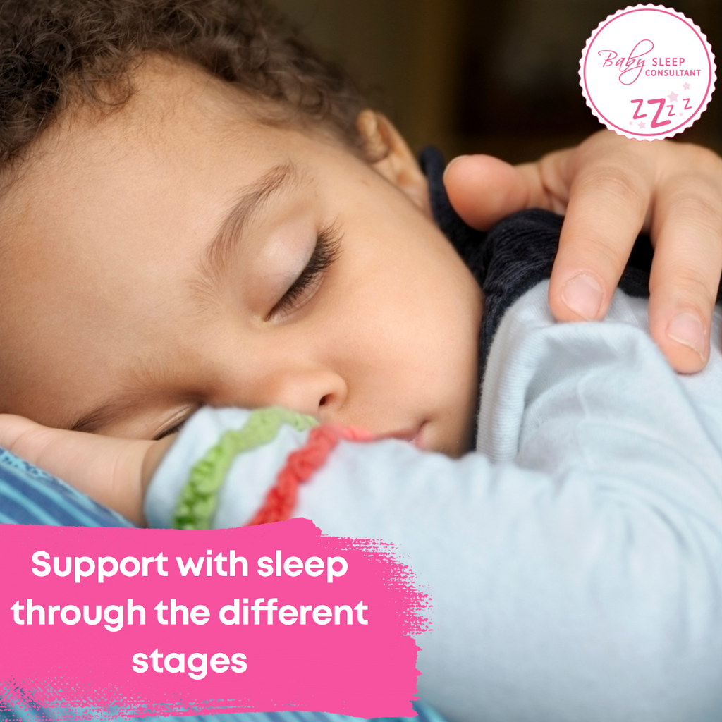 Support with sleep through the different stages helps to keep Charlie on track