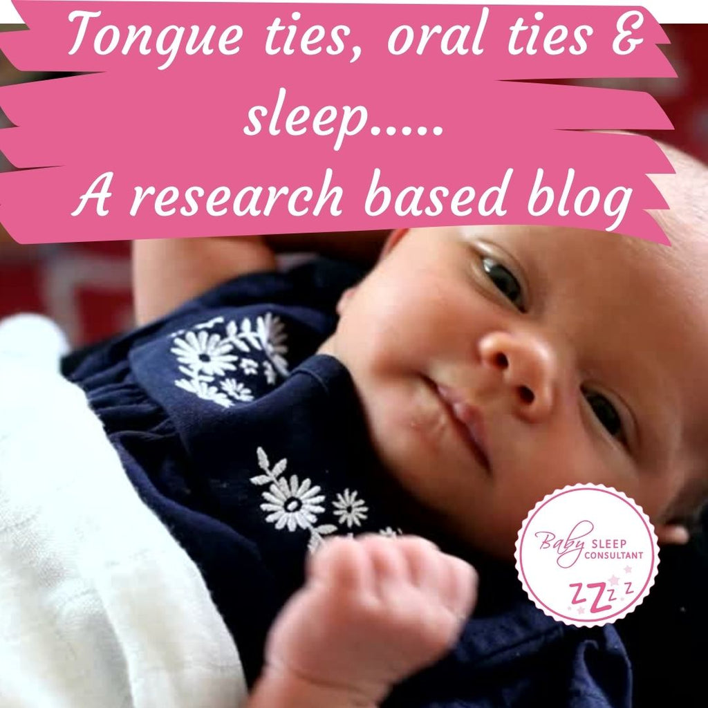 Tongue ties, oral ties, buccal ties, and baby sleep.