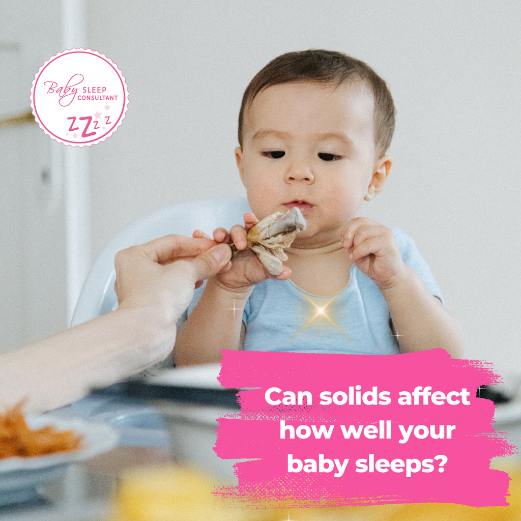 Can solids affect how well your baby sleeps?