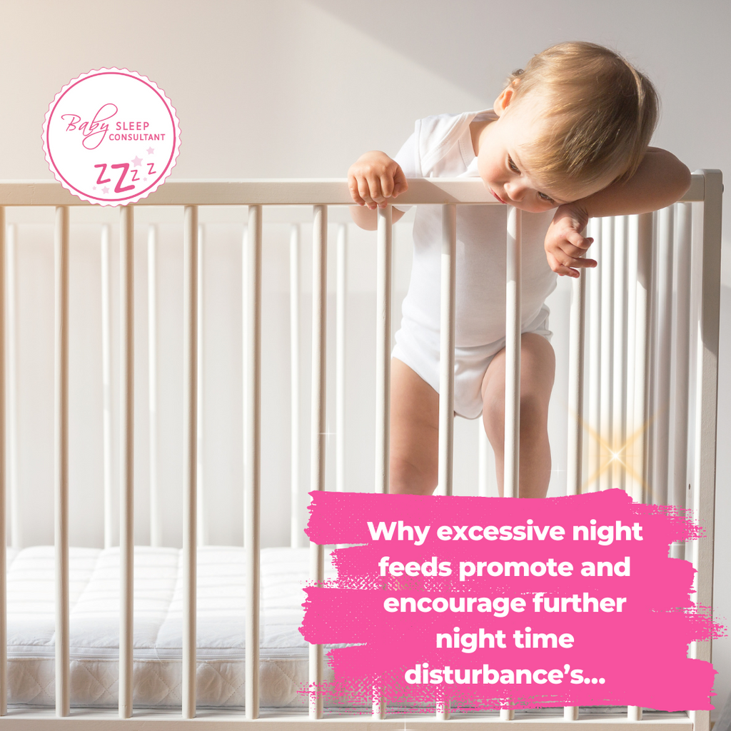 Why excessive night feeds promote and encourage further night time disturbance’s…