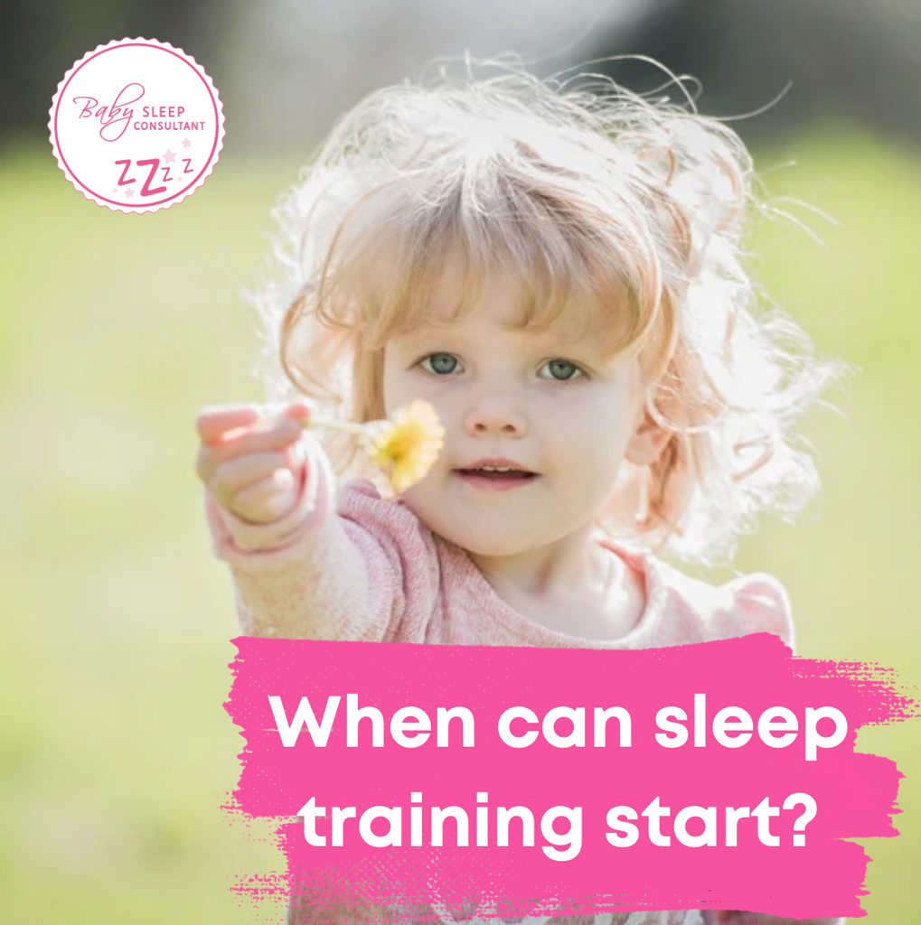 When can sleep training start?