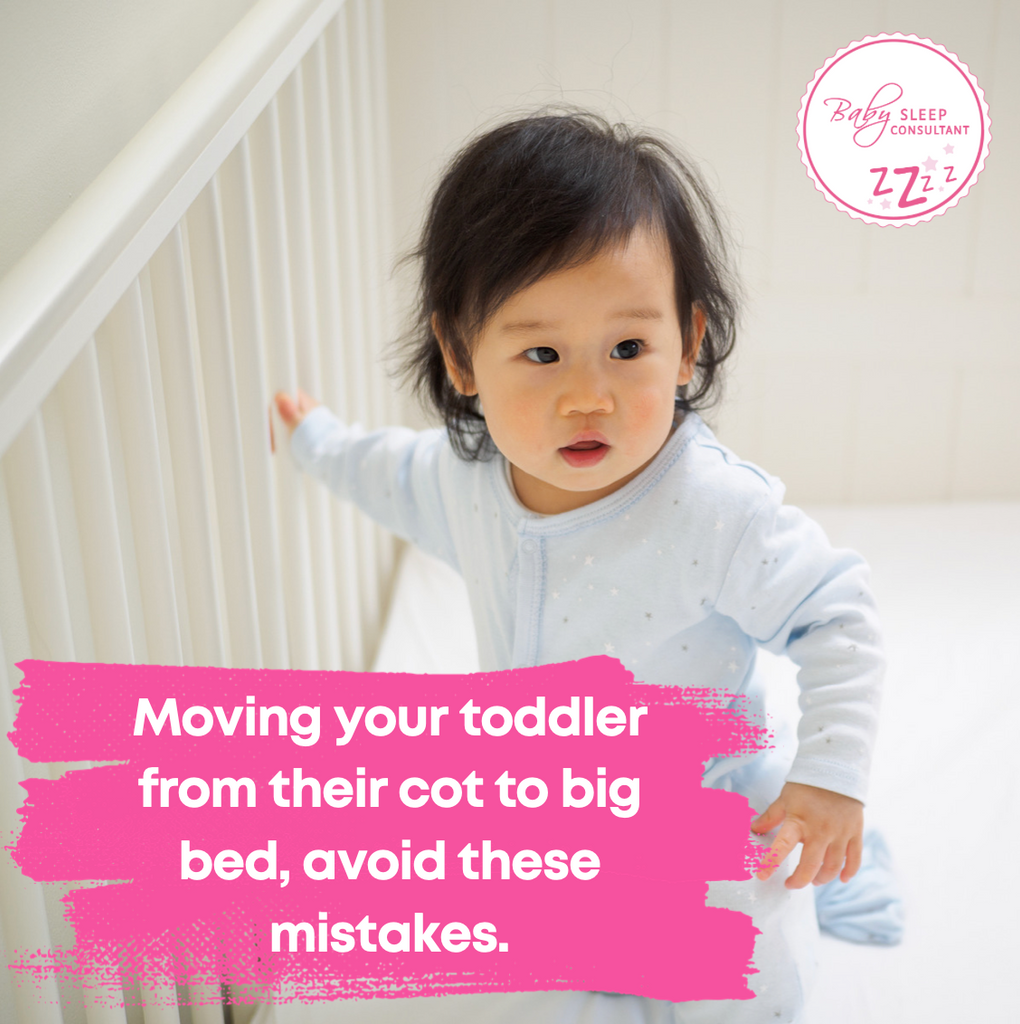 Moving your toddler from their cot to big bed, avoid these mistakes.