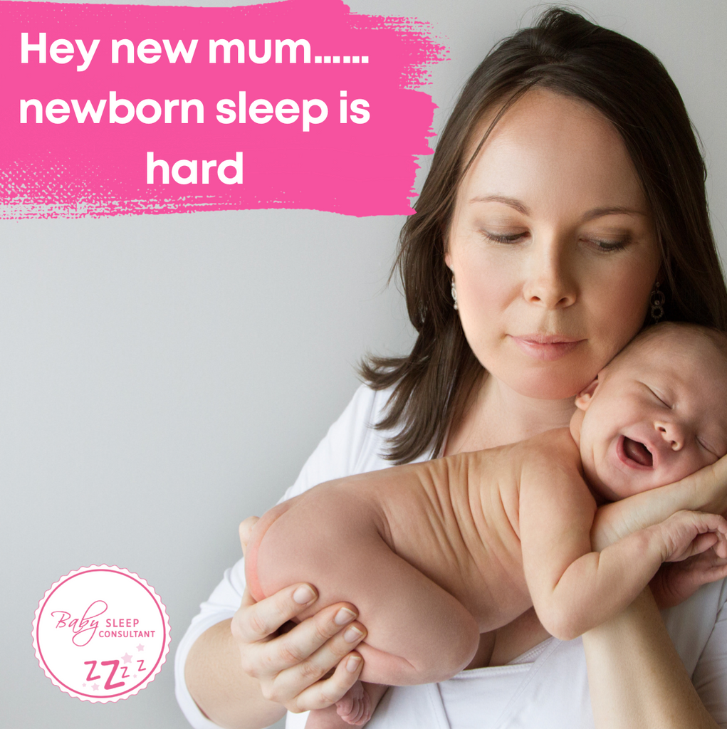 Hey new mum…… newborn sleep is hard