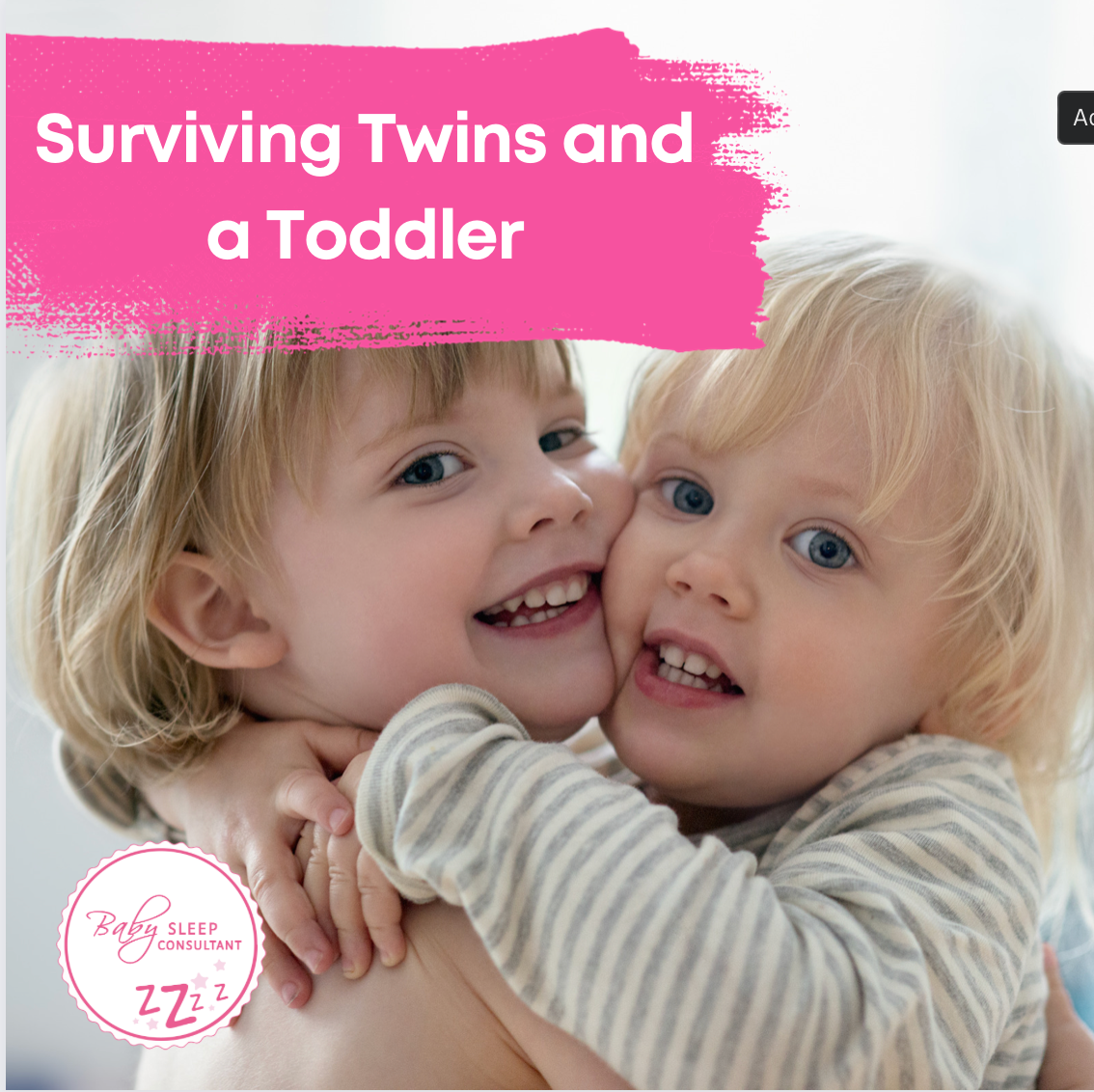 Surviving twins and a toddler | Baby Sleep Consultant