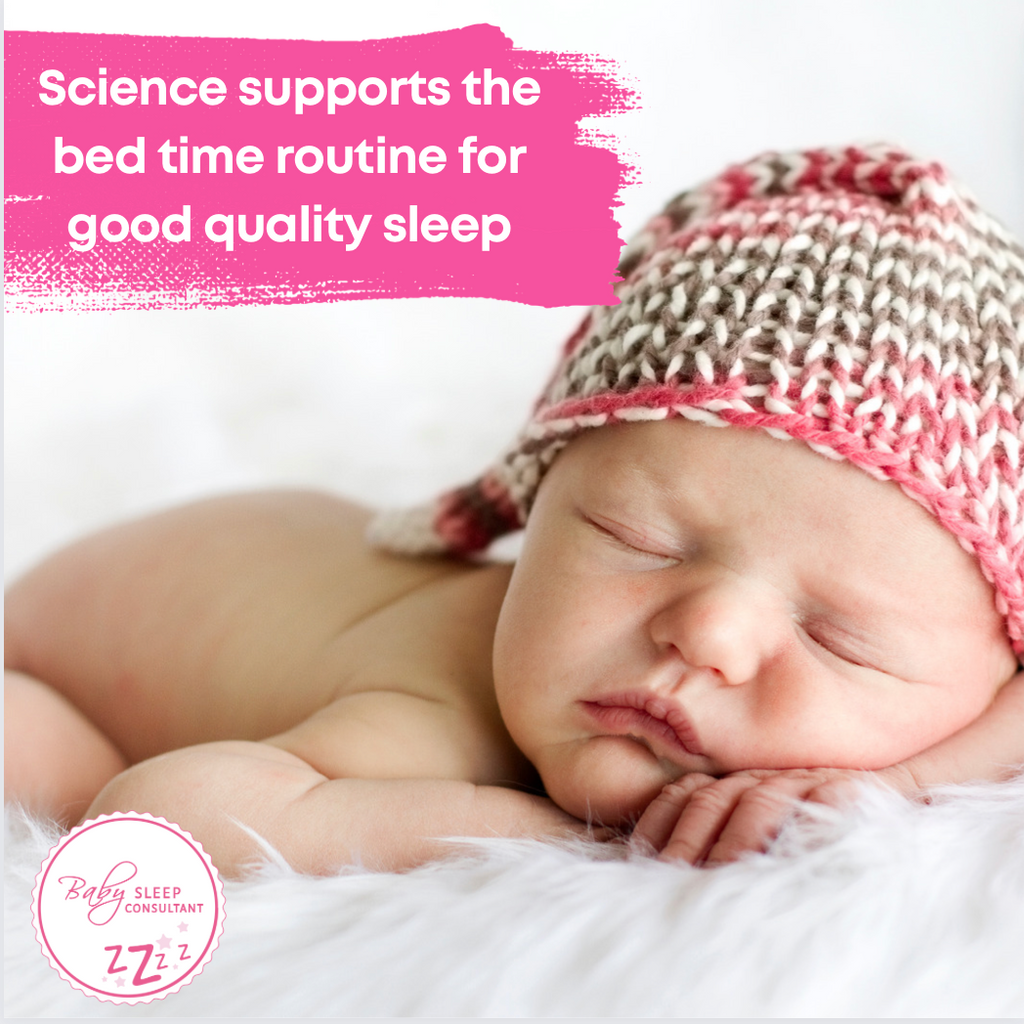 Science supports the bed time routine for good quality sleep