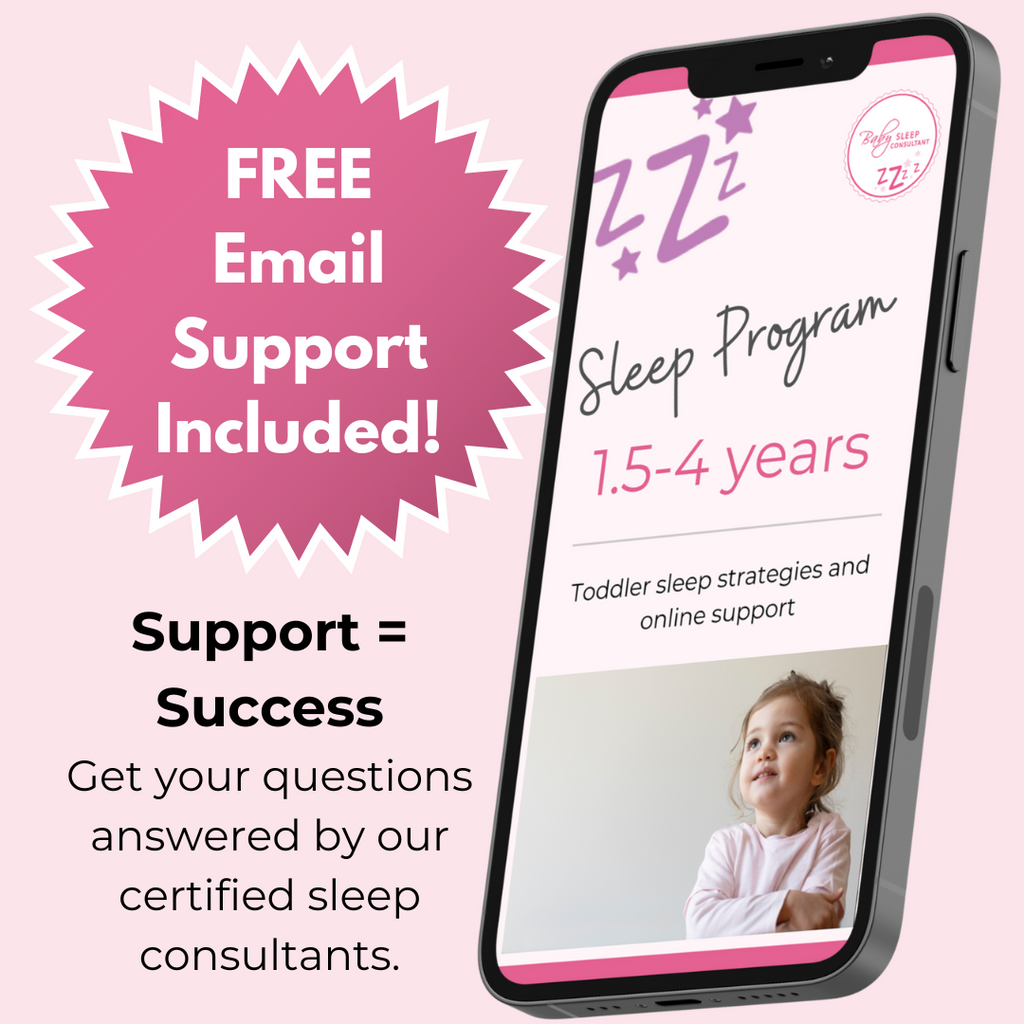 baby sleep program for 1.5-4 year olds - with free email support