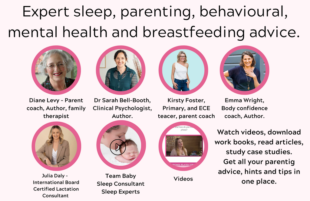 expert sleep, parenting, behavioural, mental health and breastfeeding advice